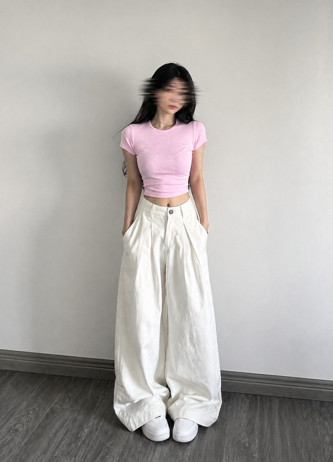 Solid pink Baby Tee