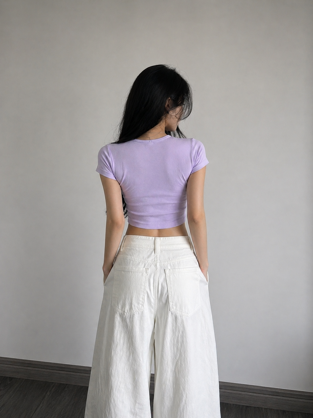 Solif Lavender Baby Tee