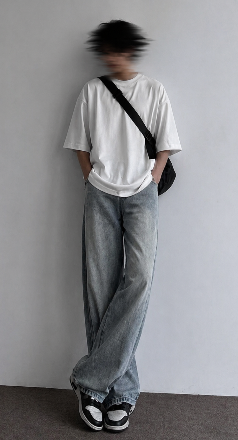 Solid White Oversized Classic T-Shirt