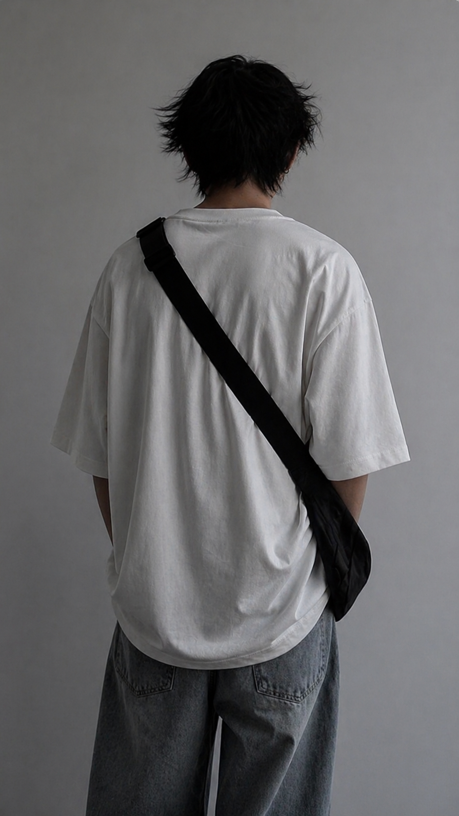 Solid White Oversized Classic T-Shirt