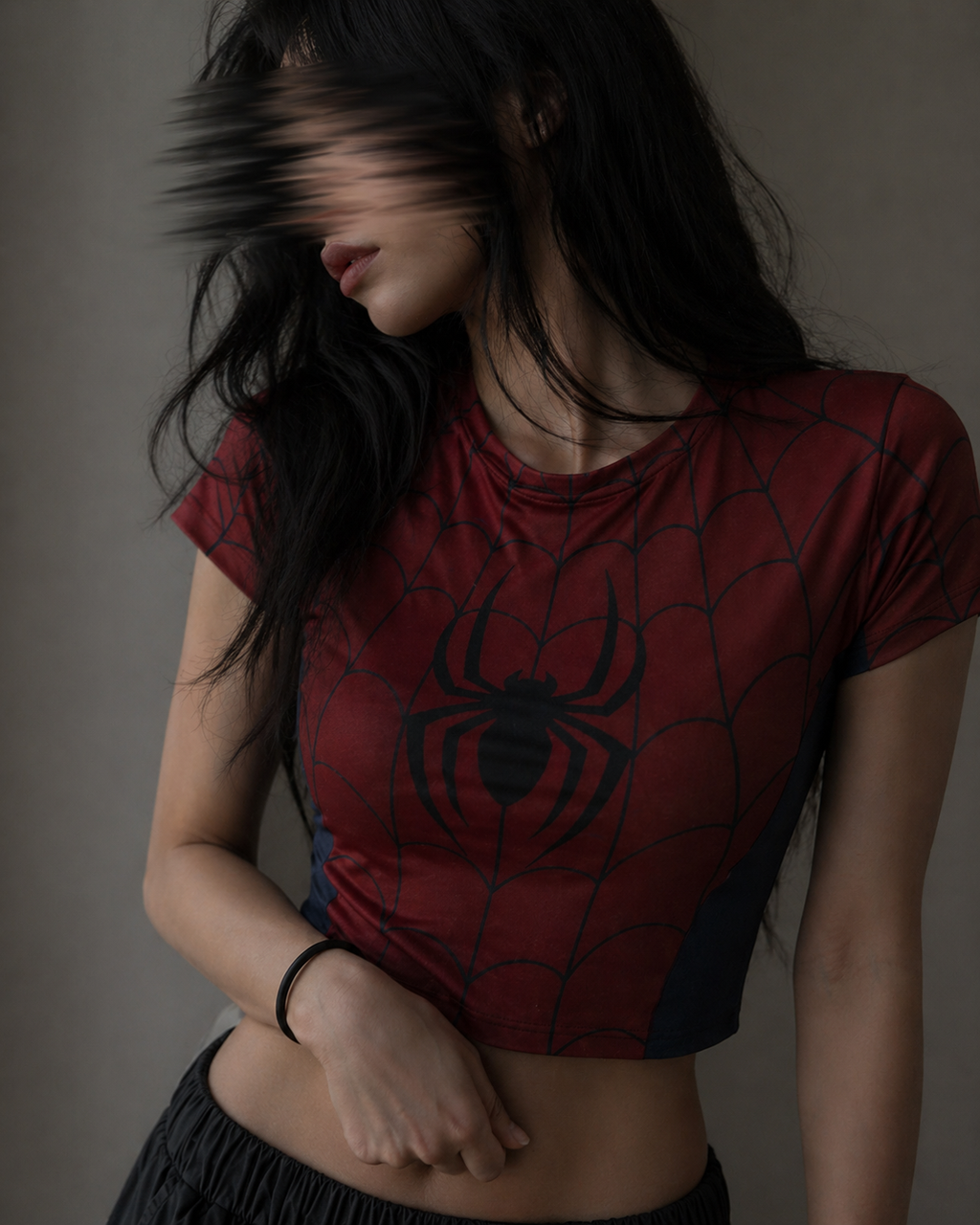 Spiderman Women's Crop Top