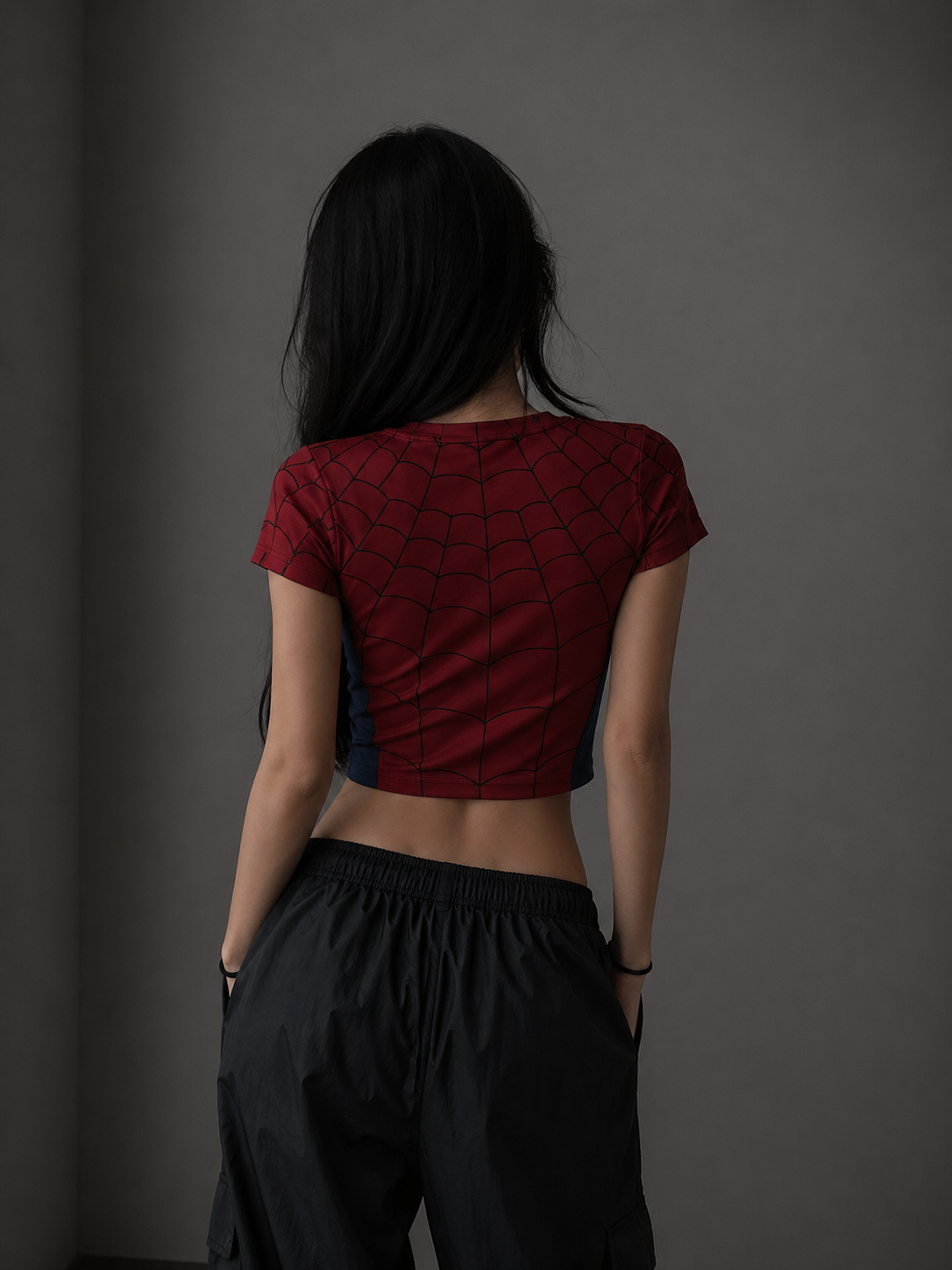 Spiderman Women's Crop Top
