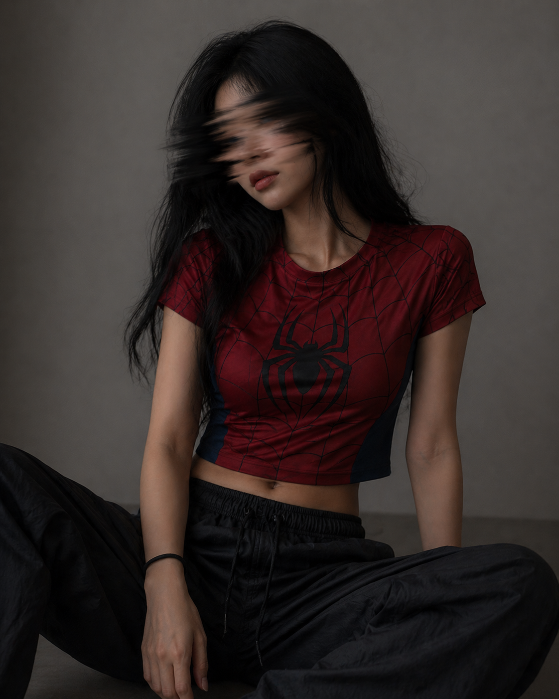Spiderman Women's Crop Top
