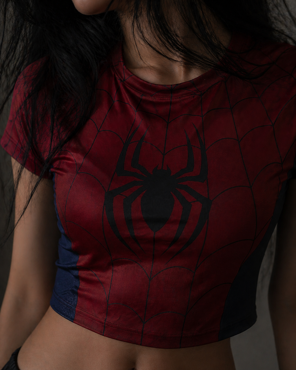 Spiderman Women's Crop Top
