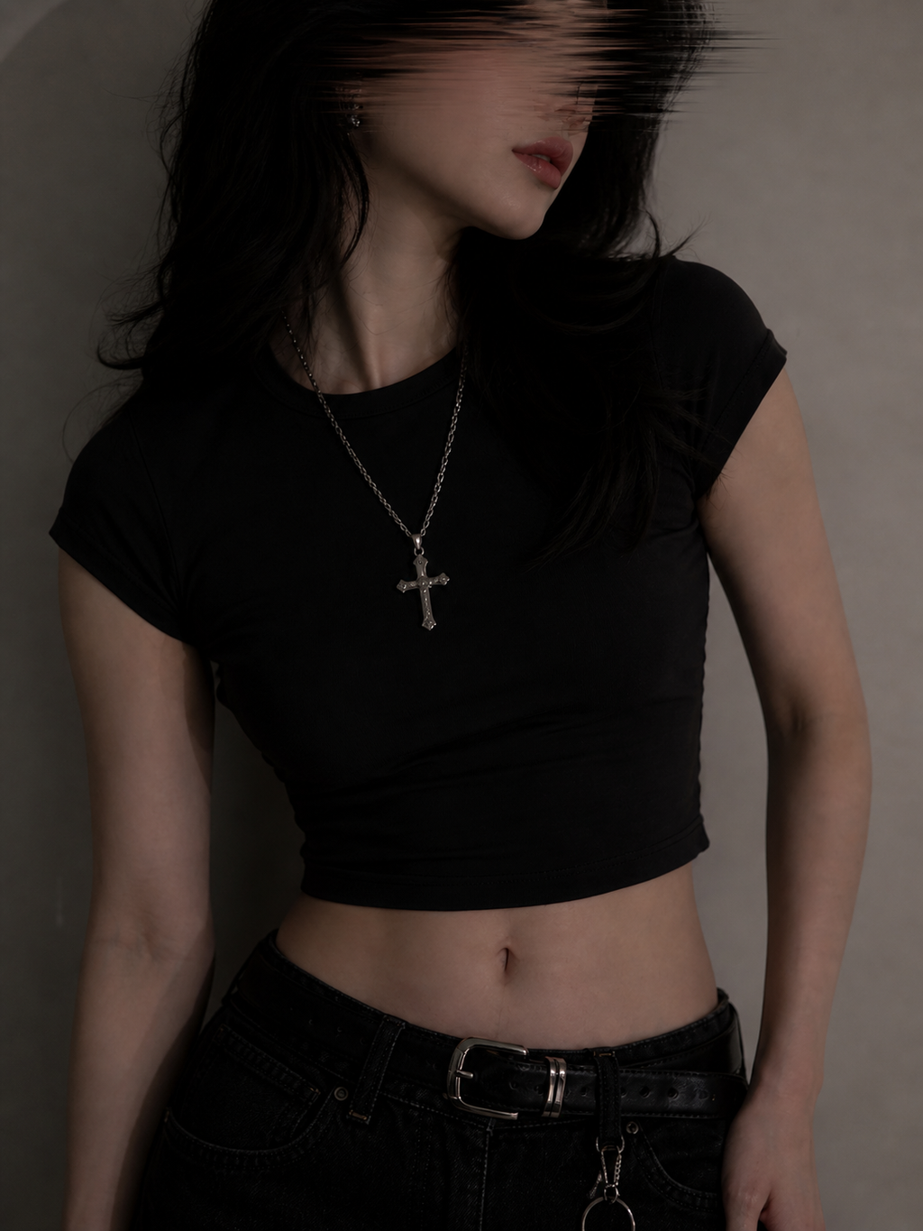 Solid Black Baby Tee