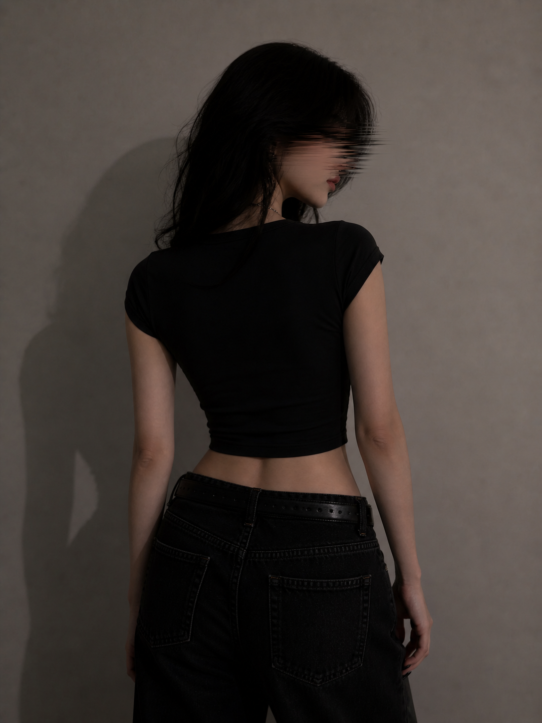 Solid Black Baby Tee