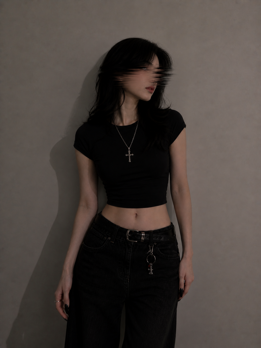 Solid Black Baby Tee