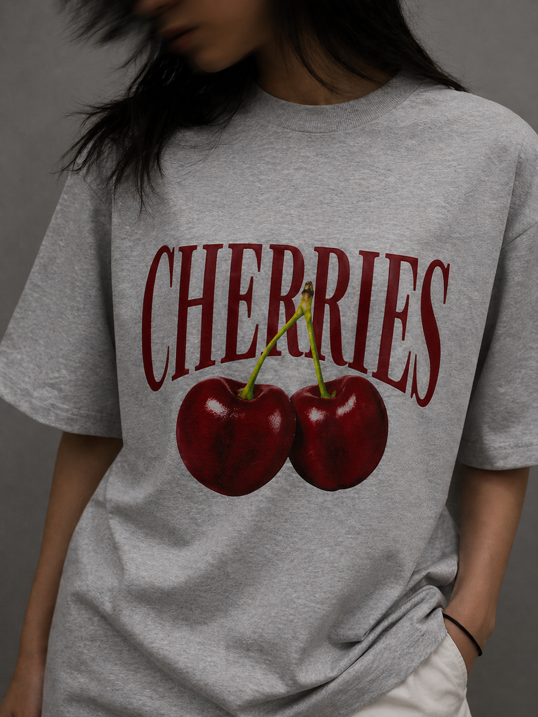Women's Cherry's Oversized T-Shirt
