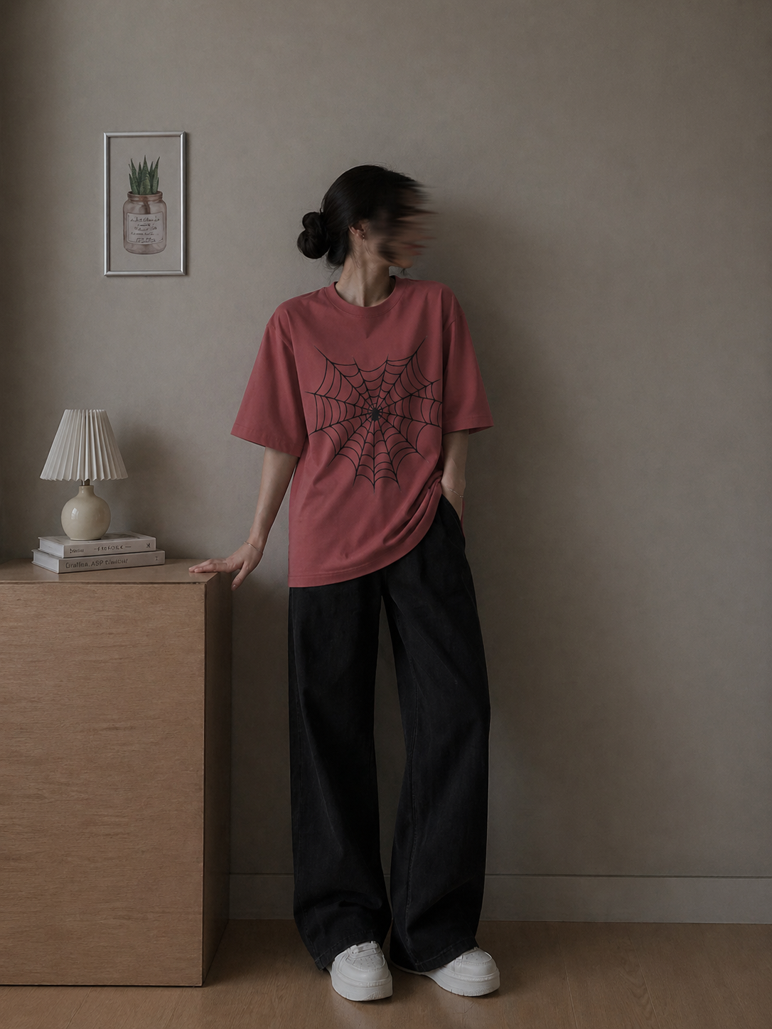 spider heart Oversized T-Shirt