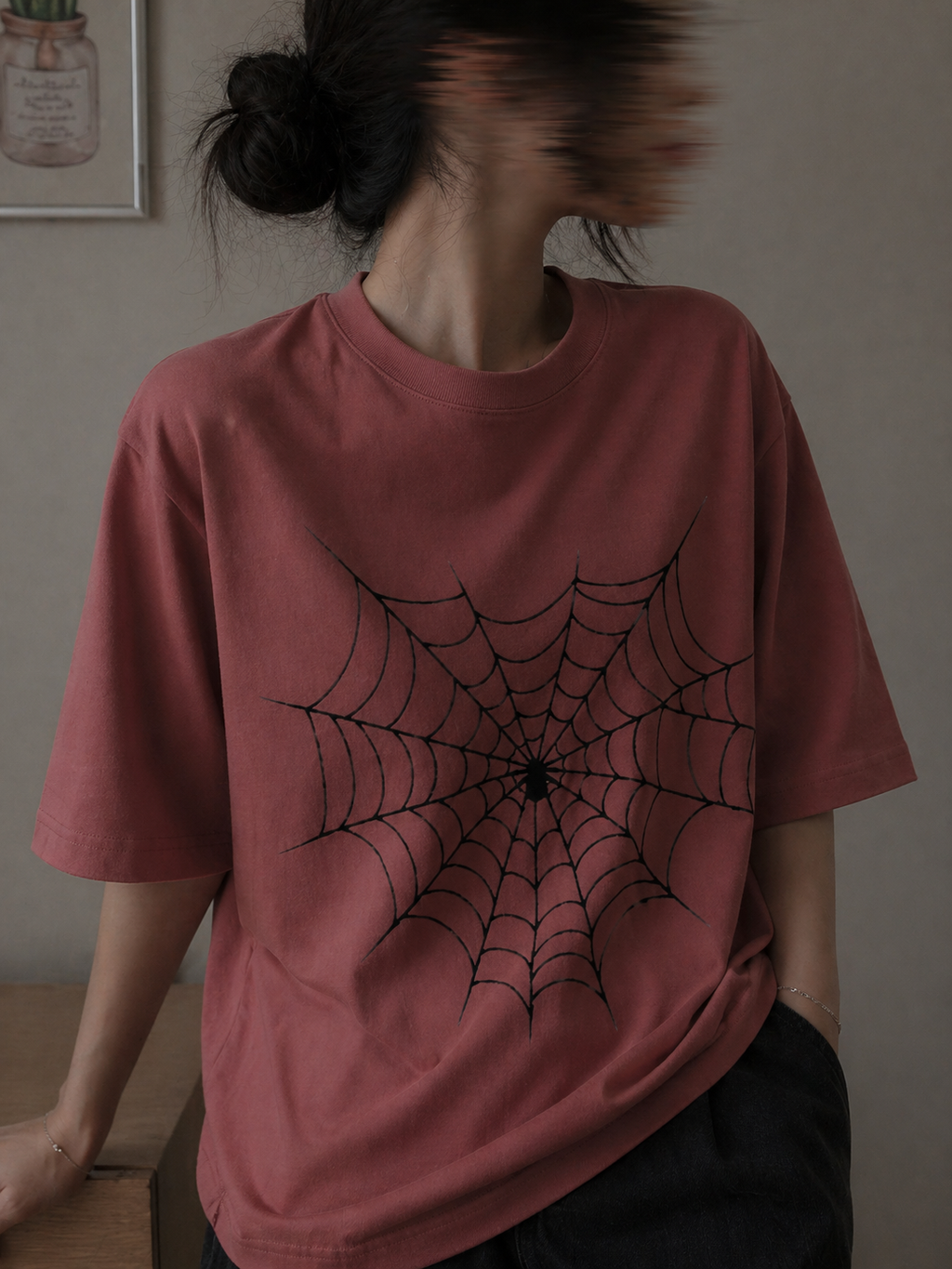 spider heart Oversized T-Shirt