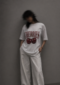 Women's Cherry's Oversized T-Shirt